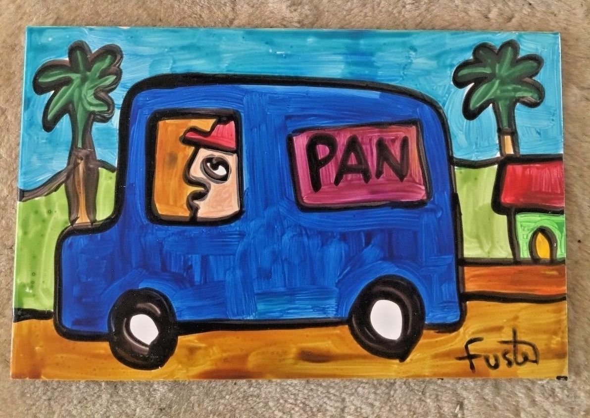 Jose Fuster Authentic Cuban Tile Painting 33