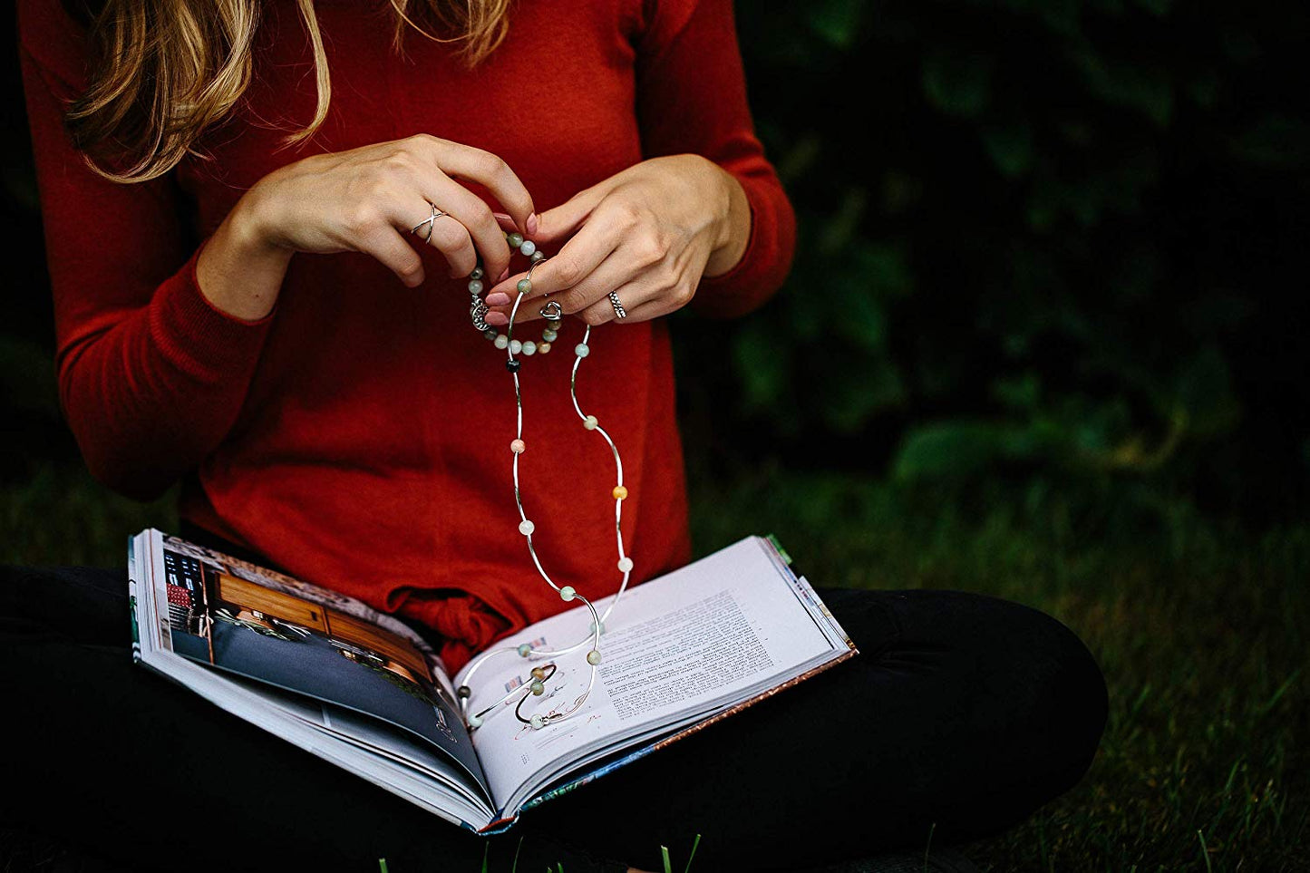 Pearl Layered Necklace/Bracelet Hand Crafted by Savvy Design