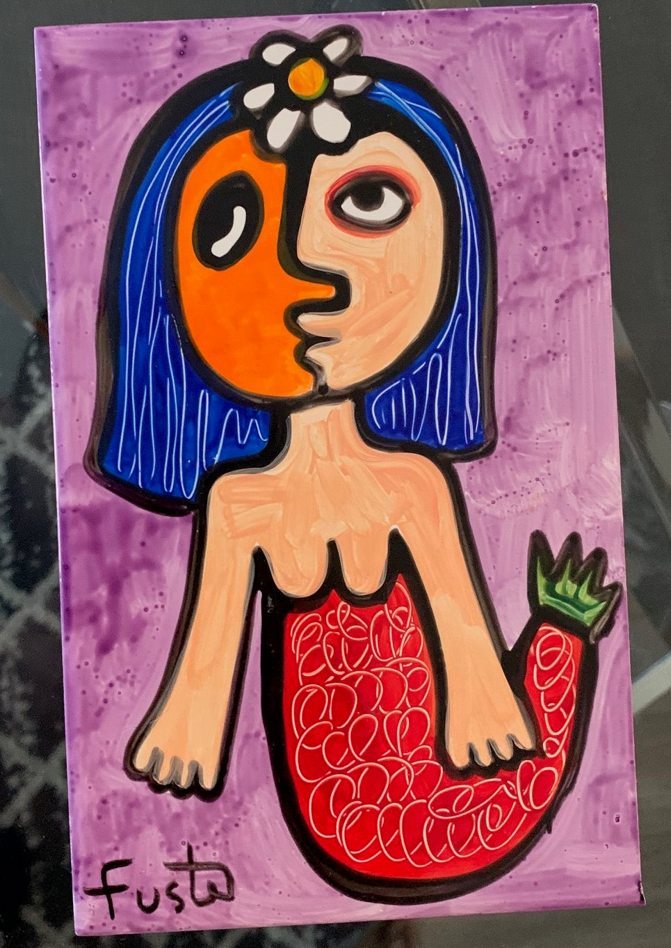 Jose Fuster Authentic Cuban Tile Painting 36