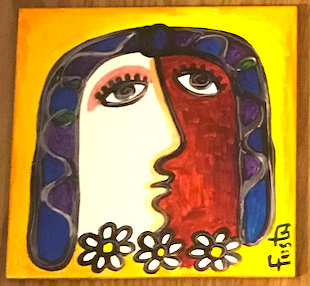 Jose Fuster Authentic Cuban Tile Painting 30