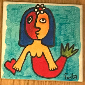 Jose Fuster Authentic Cuban Tile Painting 25