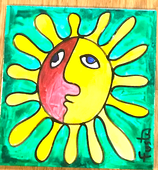 Jose Fuster Authentic Cuban Tile Painting 18