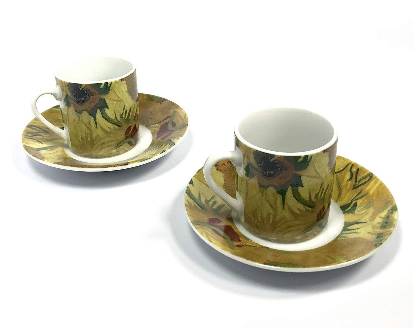 Vincent Van Gogh Espresso set Sunflowers (2 pack)