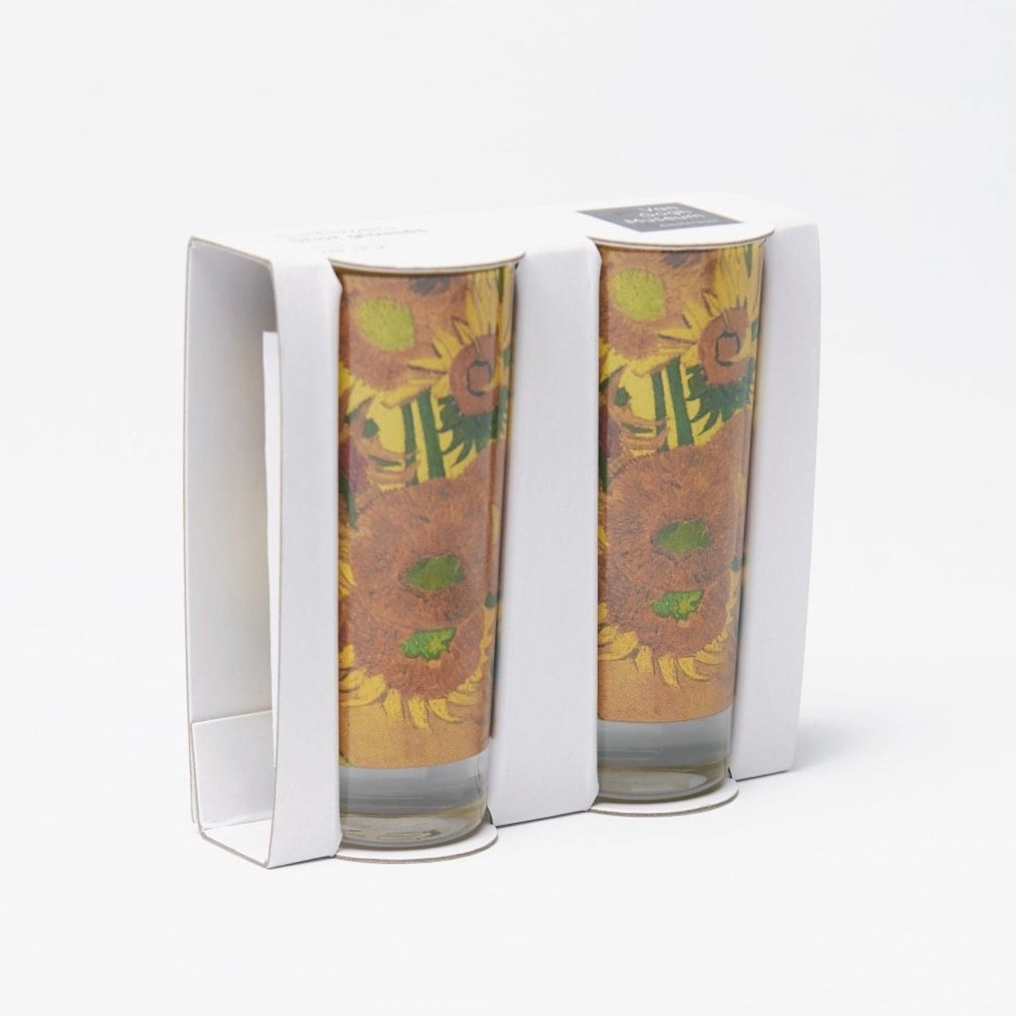 Vincent Van Gogh Shot Glasses Sunflowers Design - 2 pack