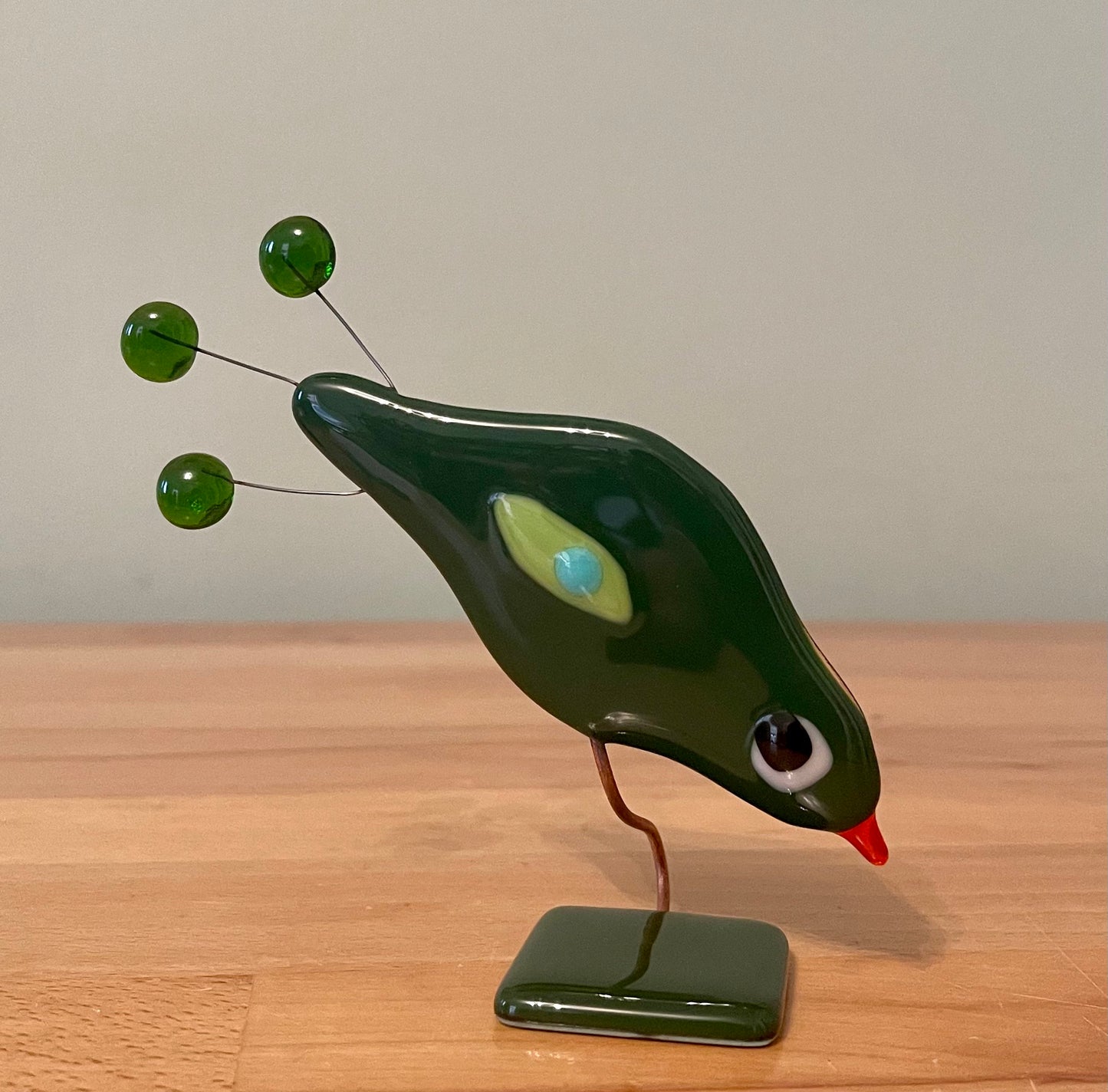 Glass Bird Sculpture