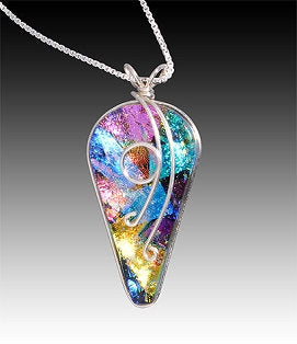 Handcrafted Wisteria Pendant