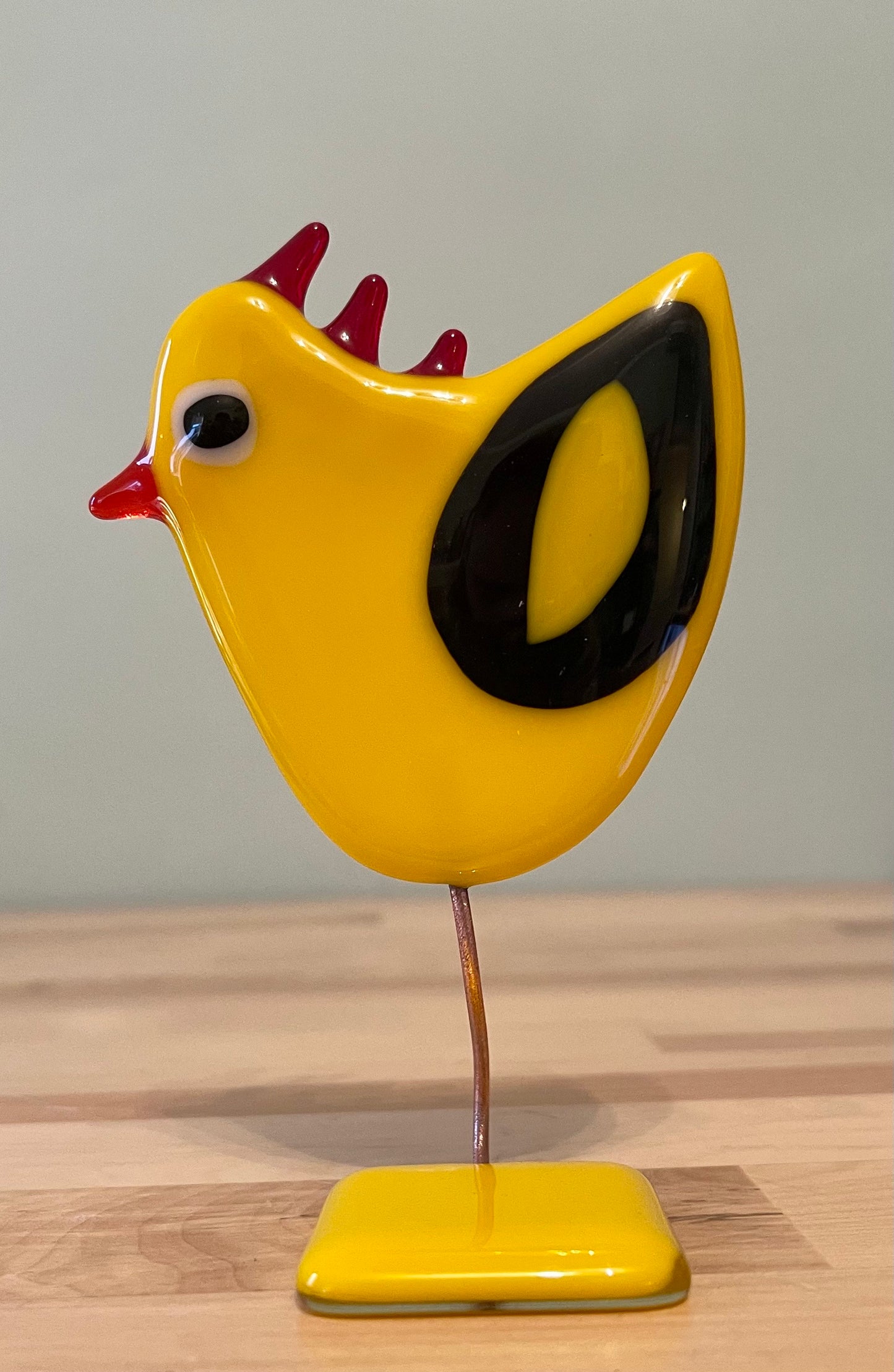 Glass Bird Sculpture