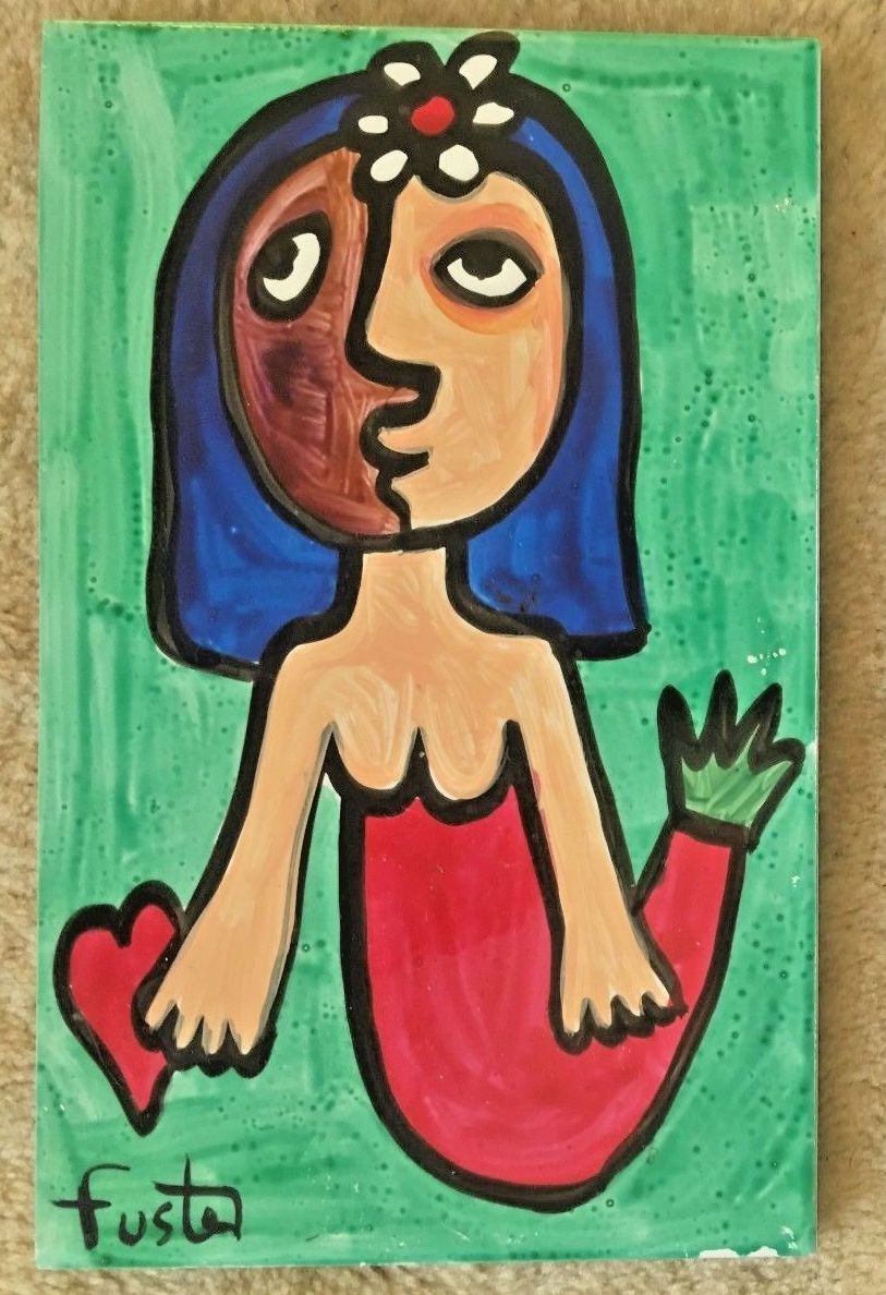 Jose Fuster Authentic Cuban Tile Painting 1