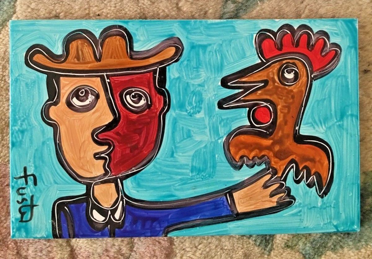 Jose Fuster Authentic Cuban Tile Painting 7