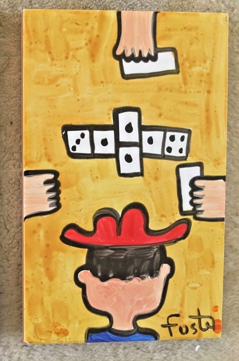 Jose Fuster Authentic Cuban Tile Painting 10