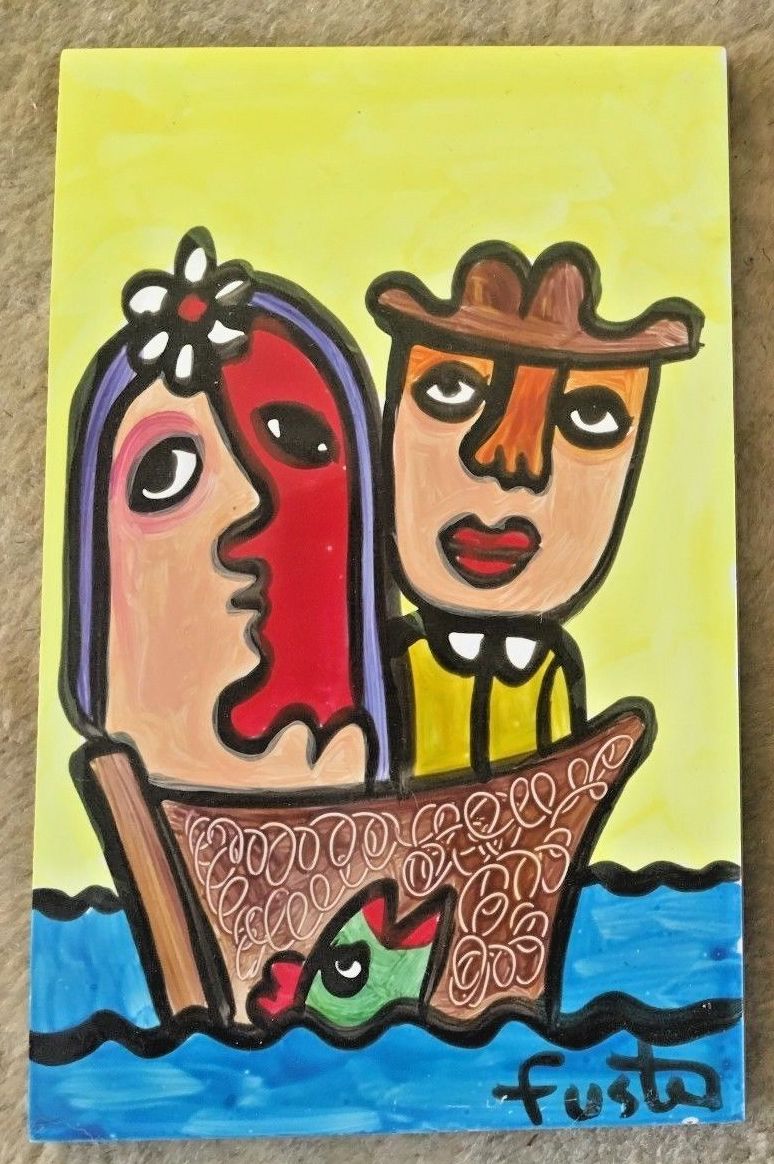 Jose Fuster Authentic Cuban Tile Painting 14