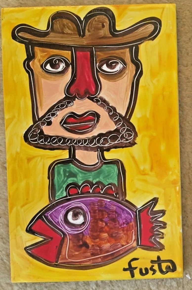 Jose Fuster Authentic Cuban Tile Painting