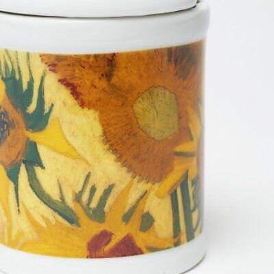 Vincent Van Gogh Storage Jar Sunflowers Design
