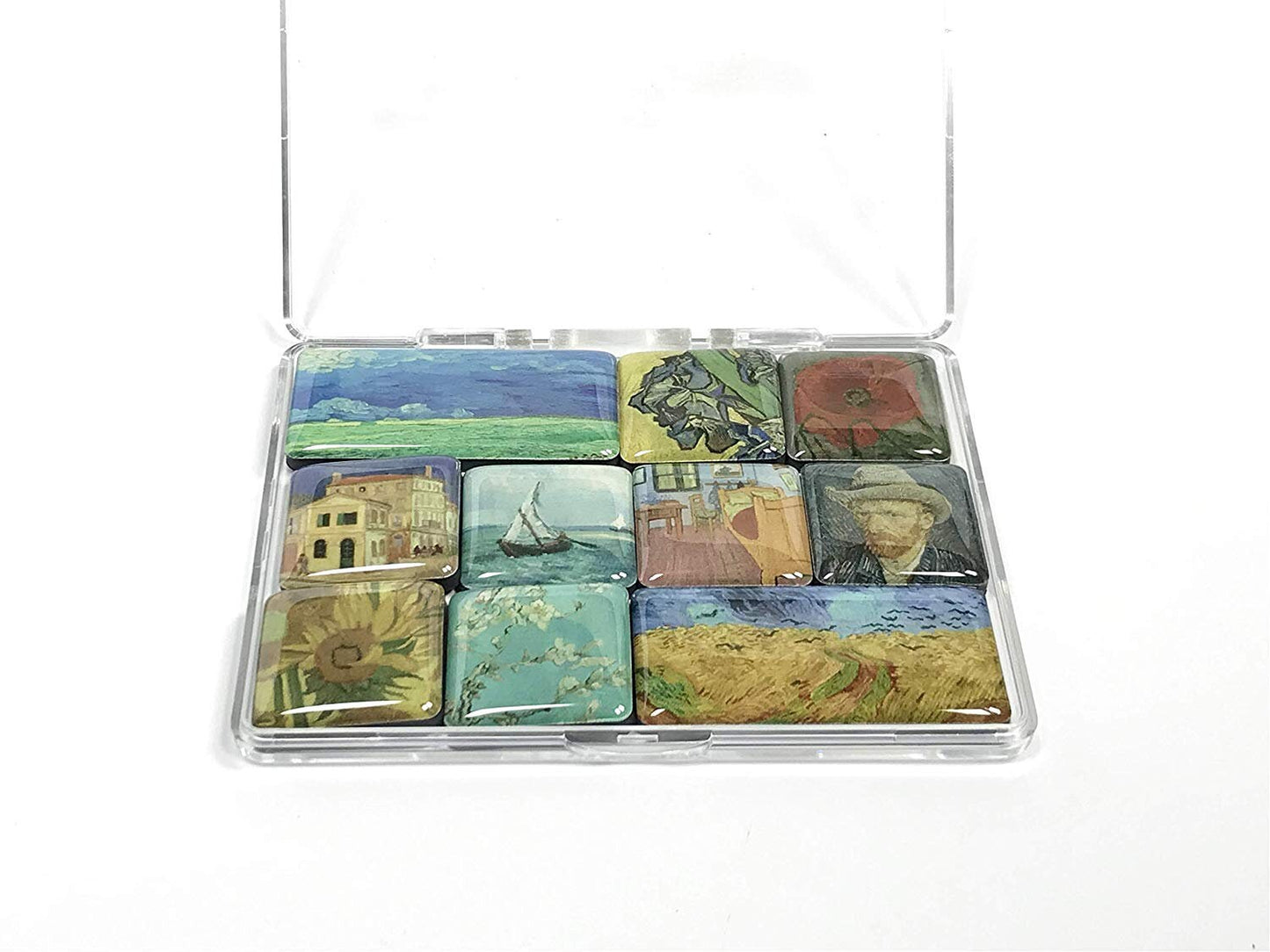 Vincent Van Gogh Glass Mini magnet set