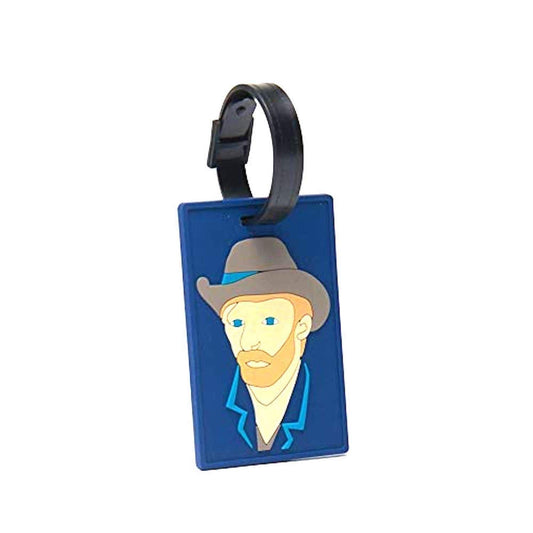 Luggage Bag tag Vincent Van Gogh Self-portrait with Grey Felt Hat