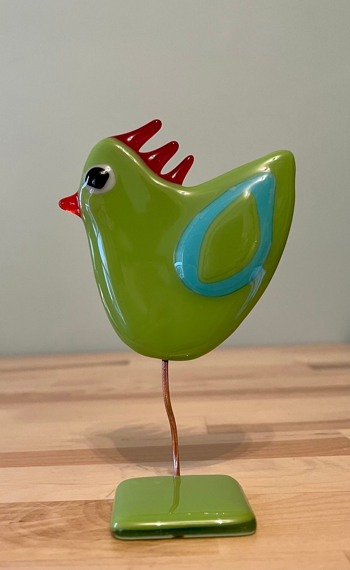 Glass Bird Sculpture